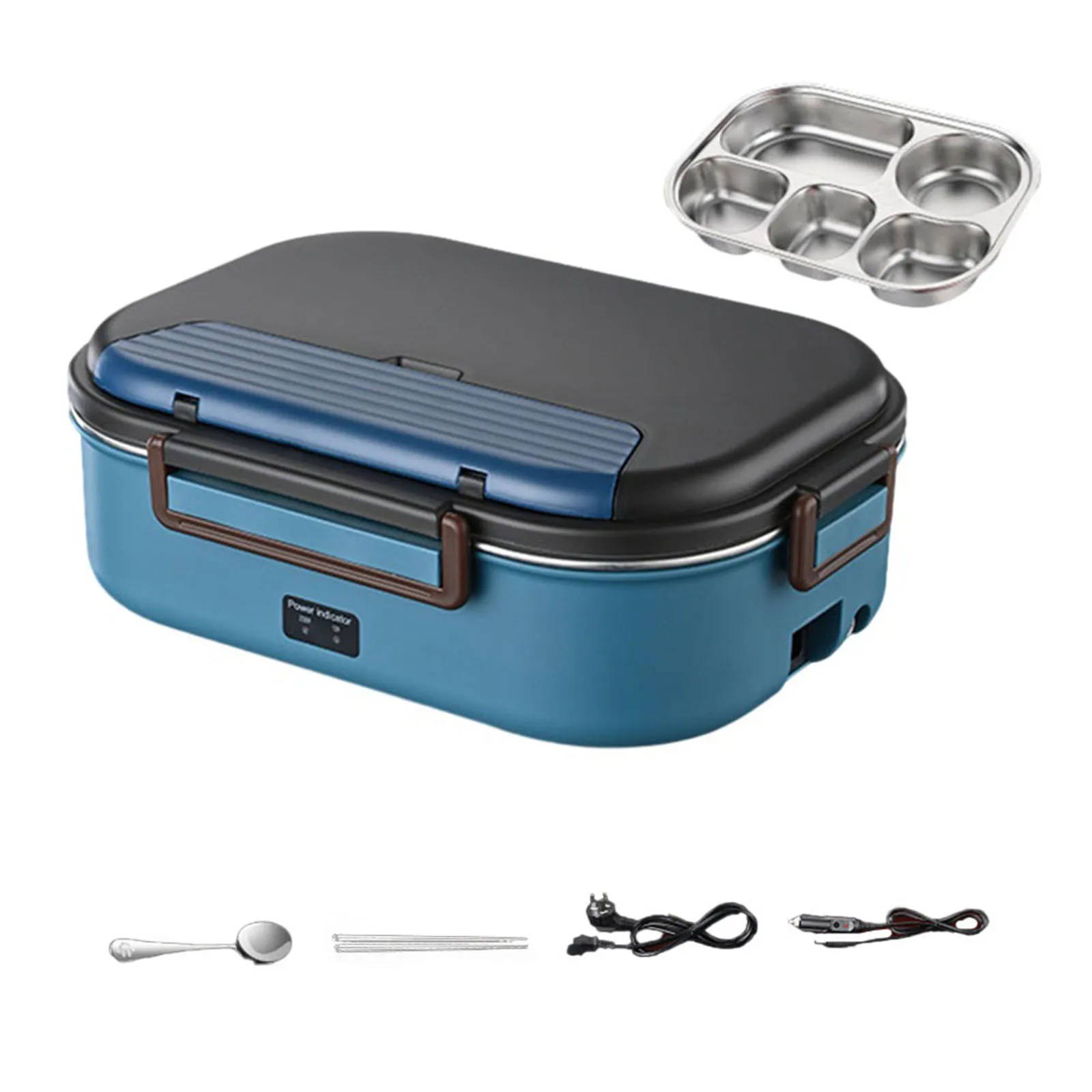 

Conveniently Heat Your Meals without a Microwave Electric Heated Lunch Box with 50W Heating for Car Truck and Work
