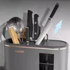 Multi-purpose Knife Chopsticks Holder with Seasoning Box Kitchen Plastic Utensil Drying Rack Spoon Fork Cutlery Storage Cylinder 5