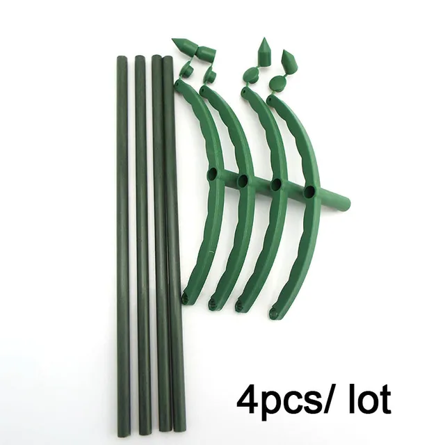 Műanyag Virágüzem Tartó Halom Orchideaállvány Félkör Üvegházakhoz Rögzítő Rúd Bonsai Zamatos Kerti Szerszámok - Image 6