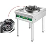 35kW standing single gas cooking burner commercial kitchen cooktop gas stove for wok 1