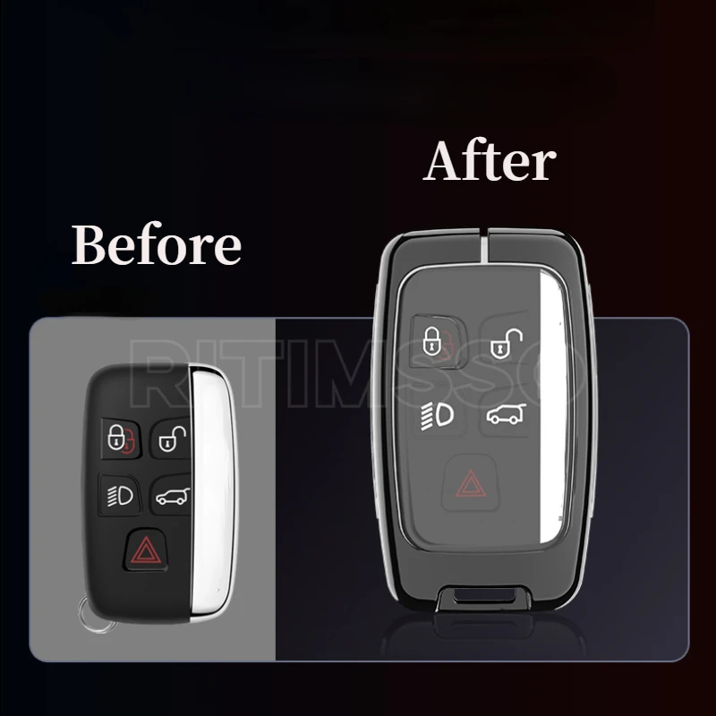 Custodia per chiave a distanza per auto in lega TPU per chitarra Land Rover Range Rover Sport Evoque Freelander Velar Discovery 4 Jaguar XE XJ XF 9 Custodia per chiave a distanza per auto in lega TPU per chitarra Land Rover Range Rover Sport Evoque Freelander Velar Discovery 4 Jaguar XE XJ XF - S53e4c3f07a674bd886612ba9291857e5J