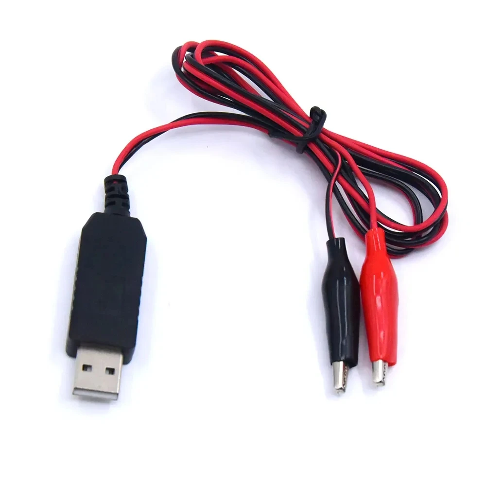 USB 5V to 3V Clip Cable Power Adapter Cord AA AAA LR3 LR6 Battery Eliminator Converter For Games Remote Control Toys usb charging cable battery eliminators usb dc converter