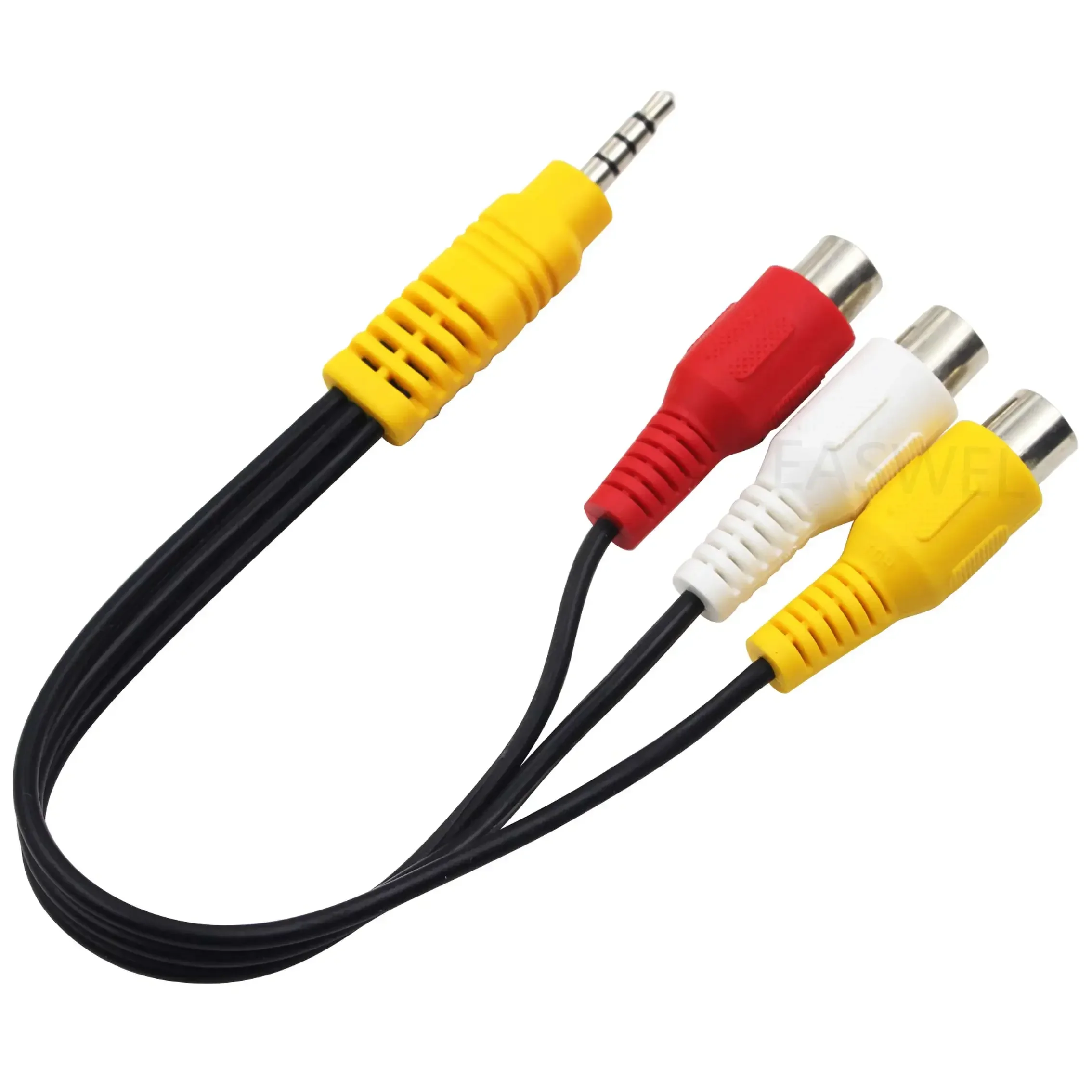 3ft. RCA to 3.5mm Jack Composite A/V Cable and 3.5mm to RCA Audio Video Adapter