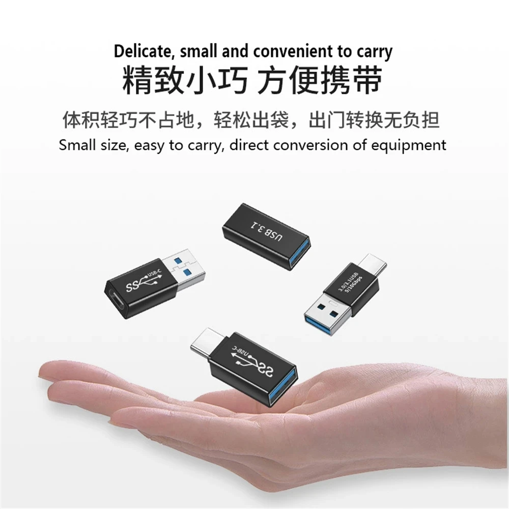 USB3.0 Connector USB To TYPE-C Adapter 5Gbps USB3.1Gen1 Male to Female Converter SSD HDD Cable Extender transfer Extension Plug dip adapter converter cable connector assembly type c charging dock connectors car cable connector lcd display fpc connector