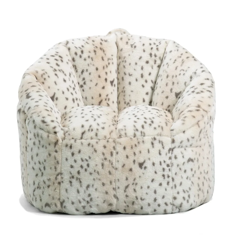 

Milano Bean Bag Chair, Leopard Print Super Soft Fur, Faux Fur, 2.5 feet