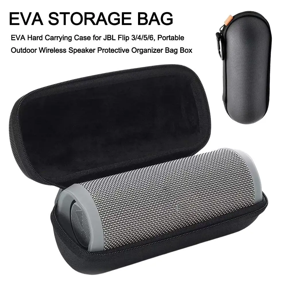 Durable Water-Resistant Shockproof Hard Shell Speaker Carrying Case