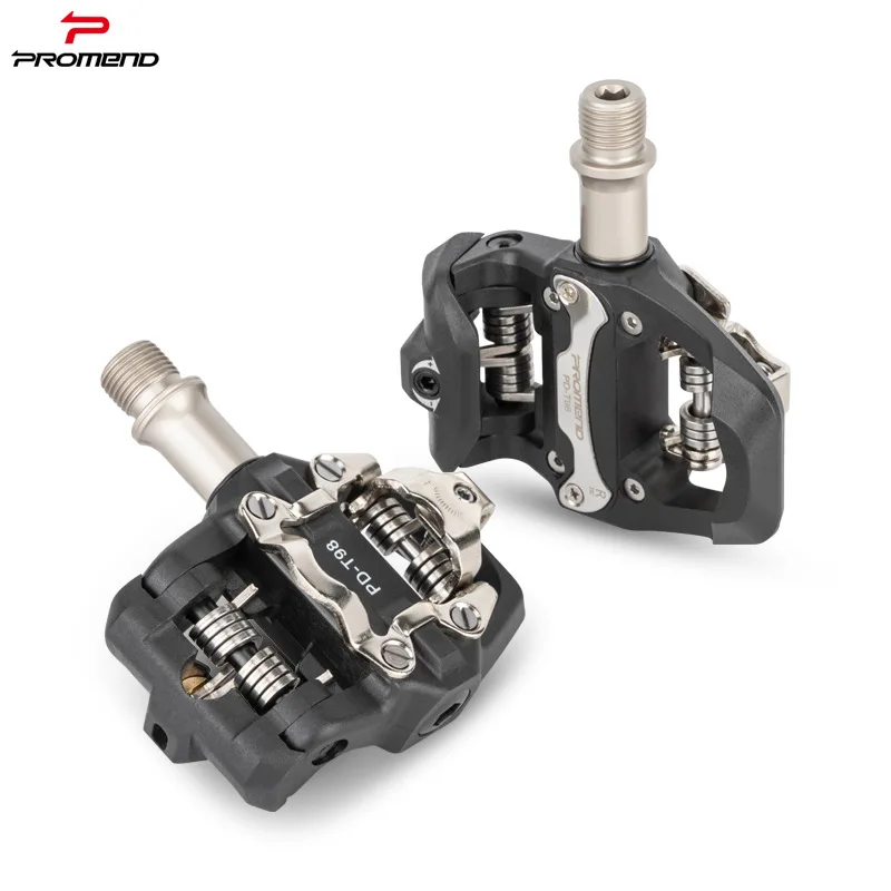 

PROMEND MTB Pedal Self-Locking SPD Pedals Mountain Bike Cleats Bearing Footrest Bicycele Parts