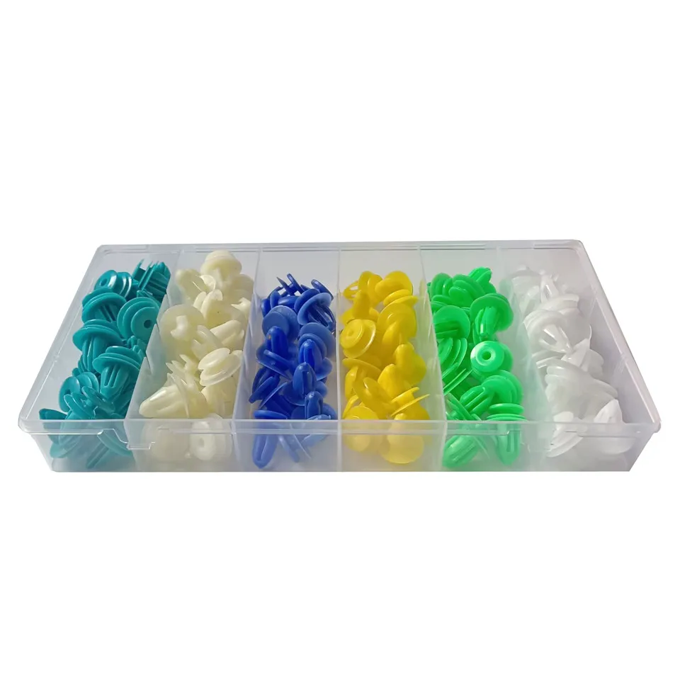 Auto Tür Planke Trim Kunststoff Verschluss Clip Reparatur Box Kit Auto Heckklappe Platte Niet Tasche Verpackt Schnalle Universal – Detail 8