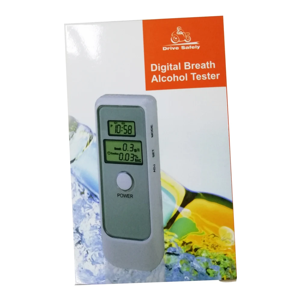 GREENWON Alcohol Tester Digital Breathalyzer For Gas Breath Meter With Dual Display Screen