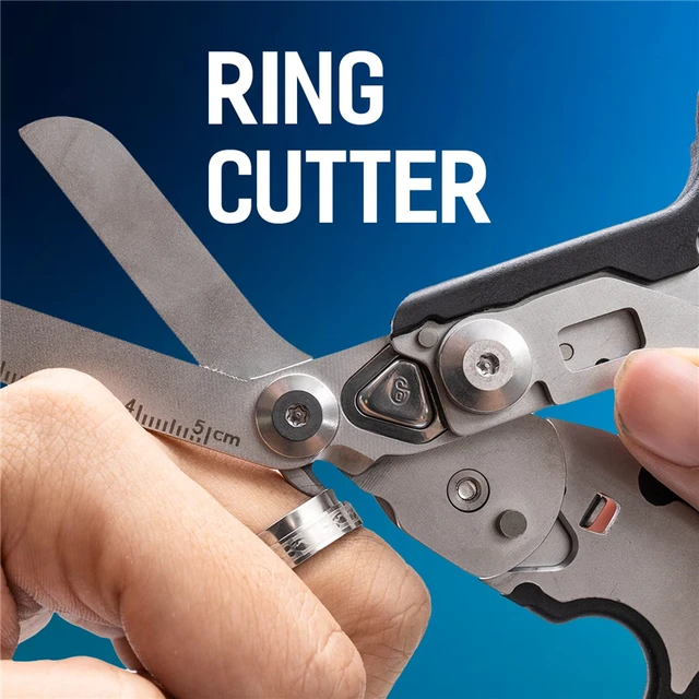 6 In1 Foldable Medical Emergency Response Scissor Shear First Aid Kit Scissors Outdoor Survival EDC Tool Or sheath Accessory ﻿ 3
