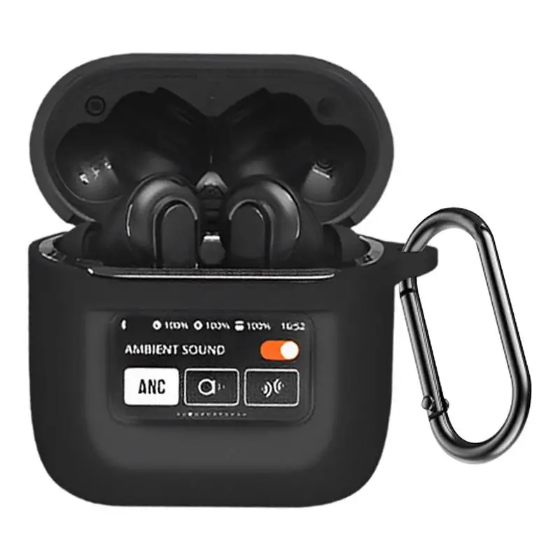 Nuova Custodia Per Jbl Tour Pro 2 Auricolari Custodia Protettiva In Silicone Morbido Protezione Anti-Smarrimento Per Jbl Tour Pro 2 Con Portachiavi