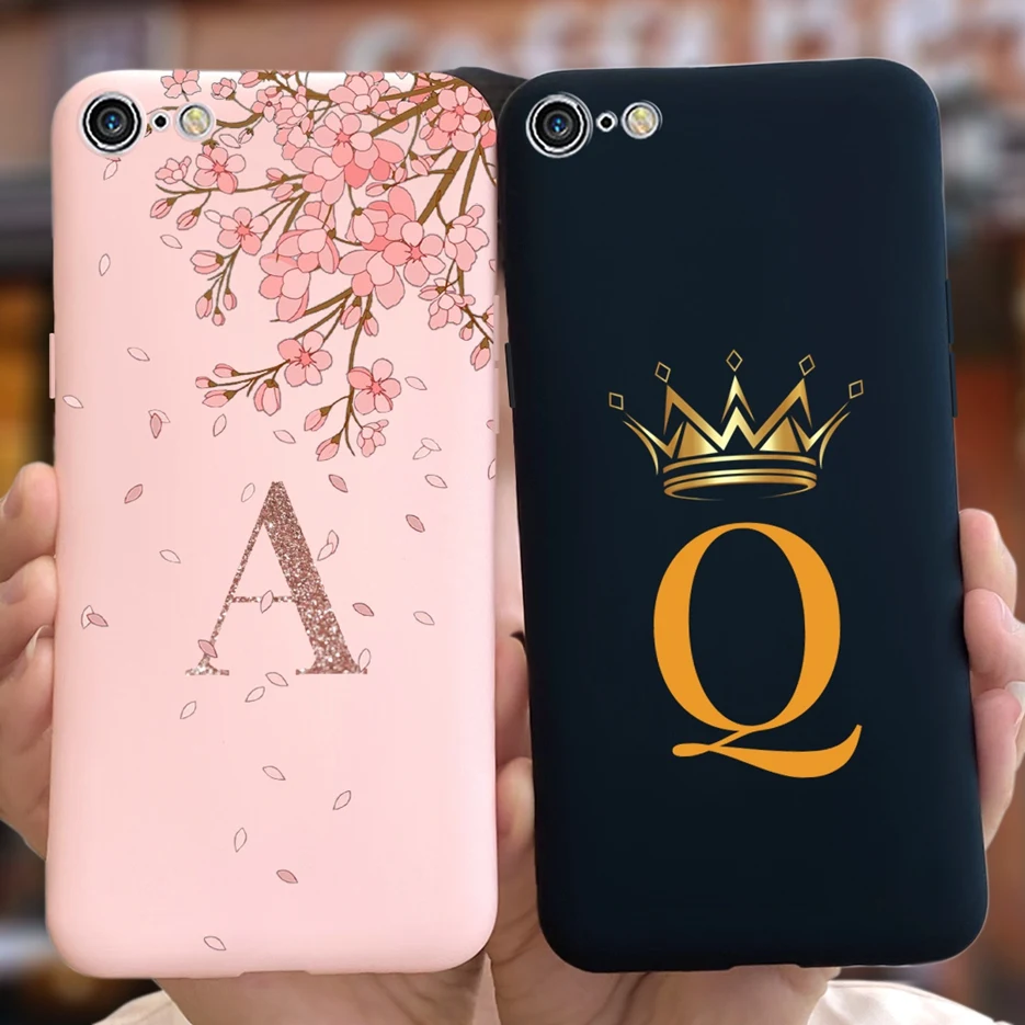 Per Apple Iphone 6 6 S Plus Custodia Cute Crown Letters Cover Custodia Morbida In Silicone Per Iphone 6 Plus Iphone6 S Bags Fundas Bumper