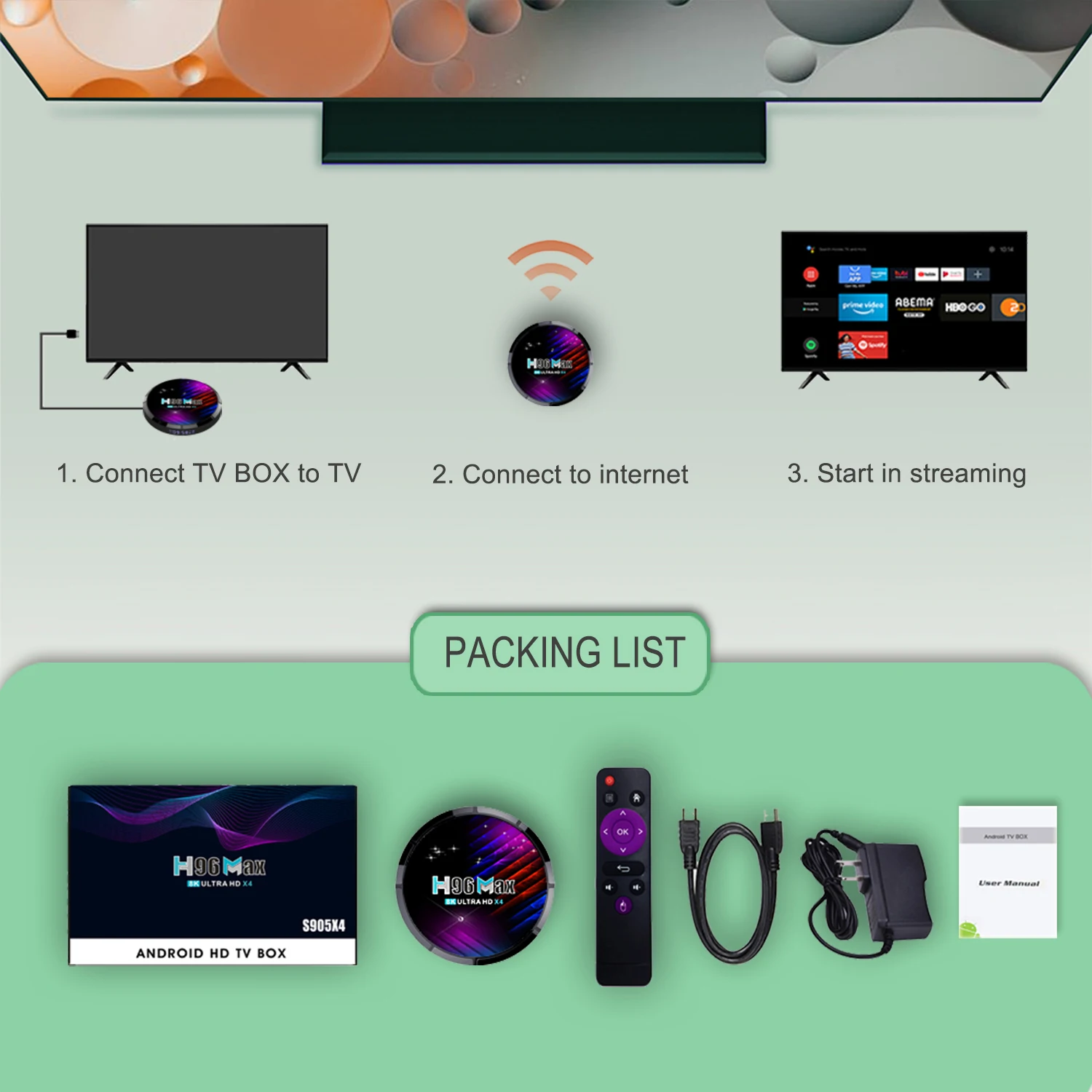 CLUB BOLLYWOOD TV Media Player Amlogic S905X4 Android 11 4G 64GB Dual WiFi  4G 64G 1000M
