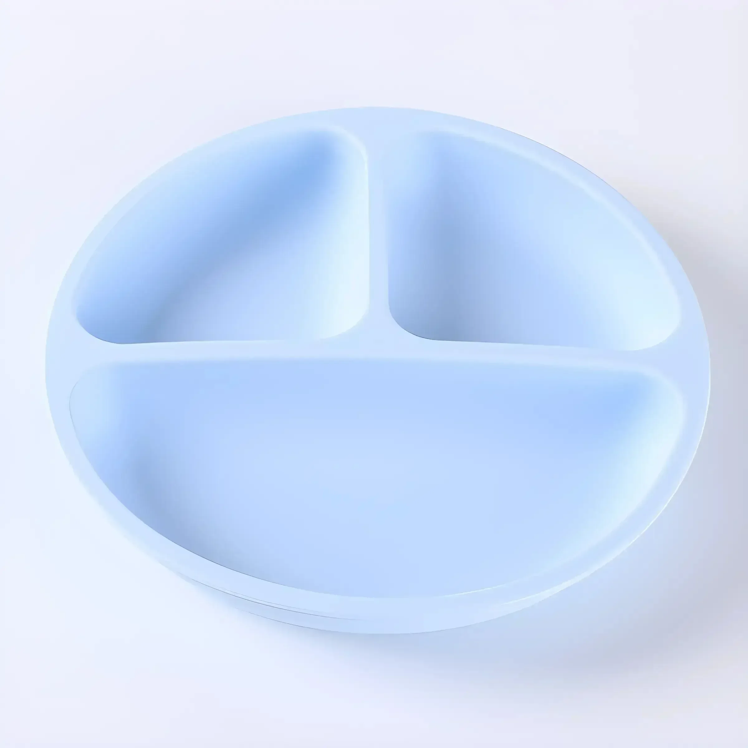 Silicone Tableware Children's Dinner Plate Separate Dinner Plate Auxiliary Food Training Tableware Set Snack Bowl 5