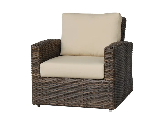 Resort hotel summer relaxing curved sectional wicker rattan garden furniture outdoor sofa set