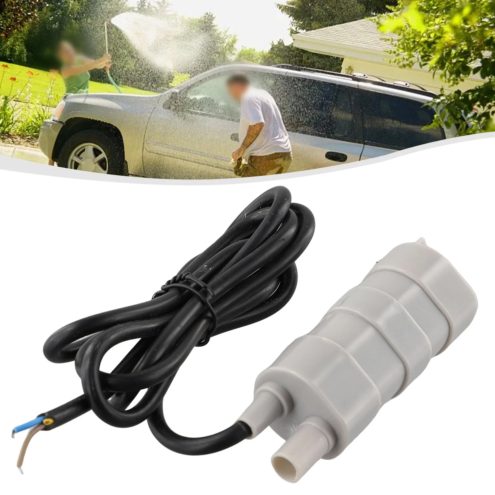 

1000L/H DC 12V Submersible Water Pump Camper Motorhome 5M High Flow Pump Engineering Plastic Home Garden Mini Water Pump