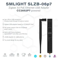 SMLIGHT SLZB-06P7U Zigbee 3.0 to Ethernet,USB,and WiFi gateway coordinator with PoE,works with Zigbee2MQTT,Home Assistant,ZHA - Image 2