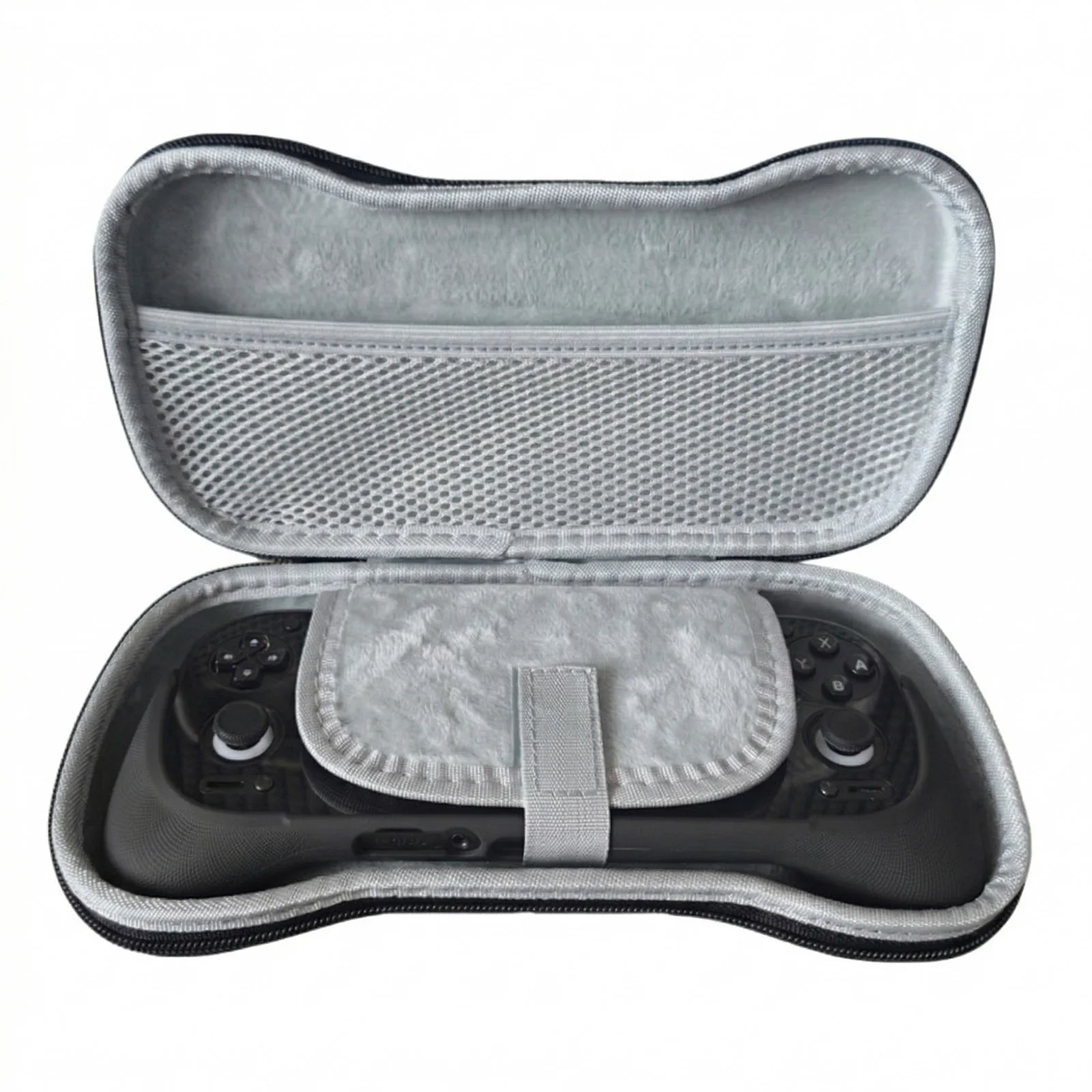 For Retroid Pocket 6 RP6 Game Console Grip Bag with Mesh Bags Waterproof Storage Holder Anti-Scratch for Outdoor Travel Commute