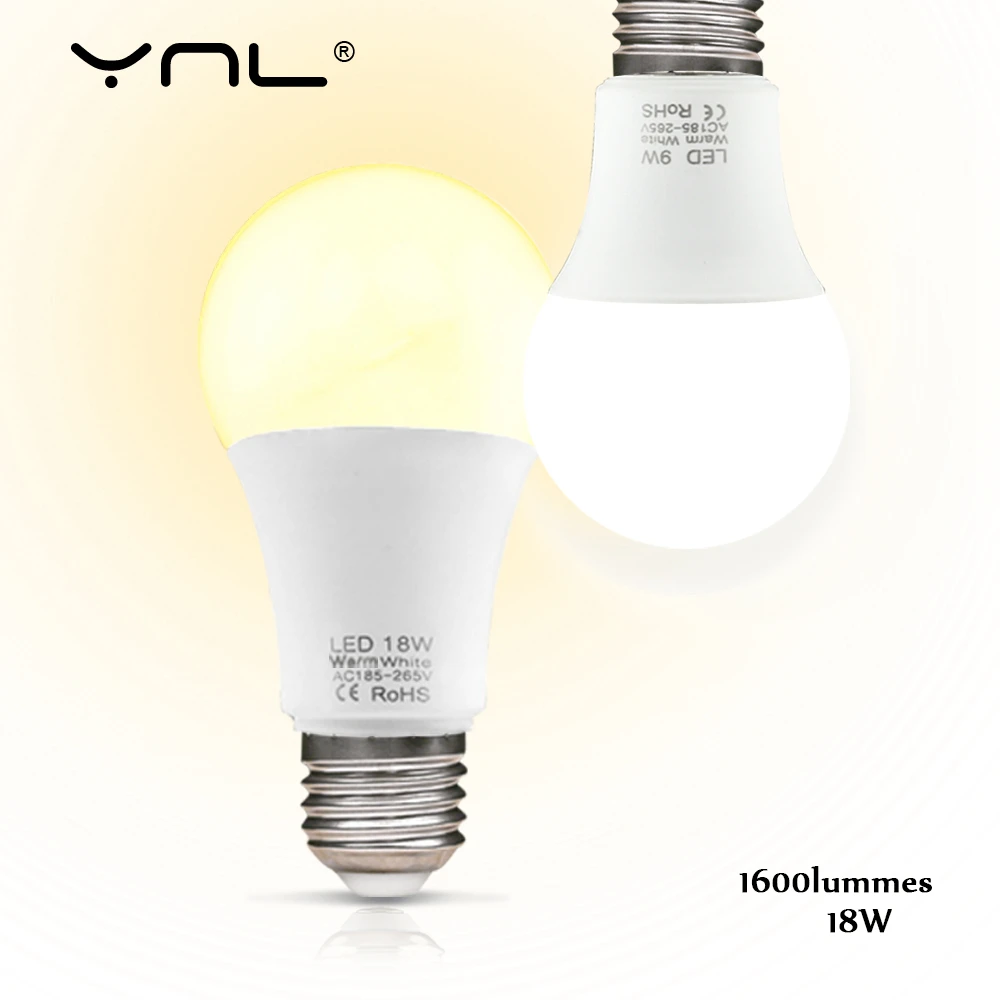 3-Pack High Brightness LED Light Bulbs with Smart IC Technology