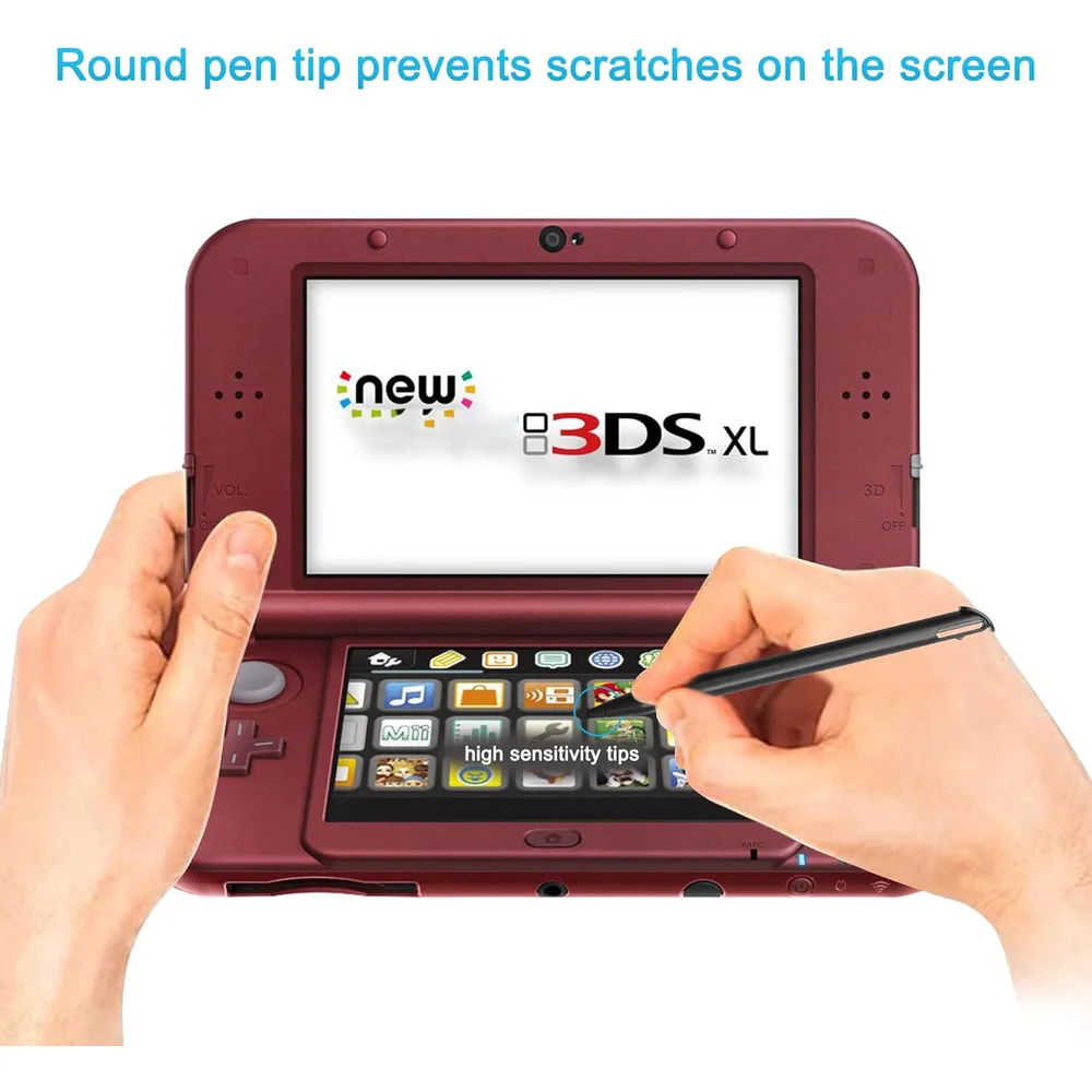 3DS XL Plastic Stylus Pen 2 Pcs Replacement Compatible with Nintendo New 3DS XL
