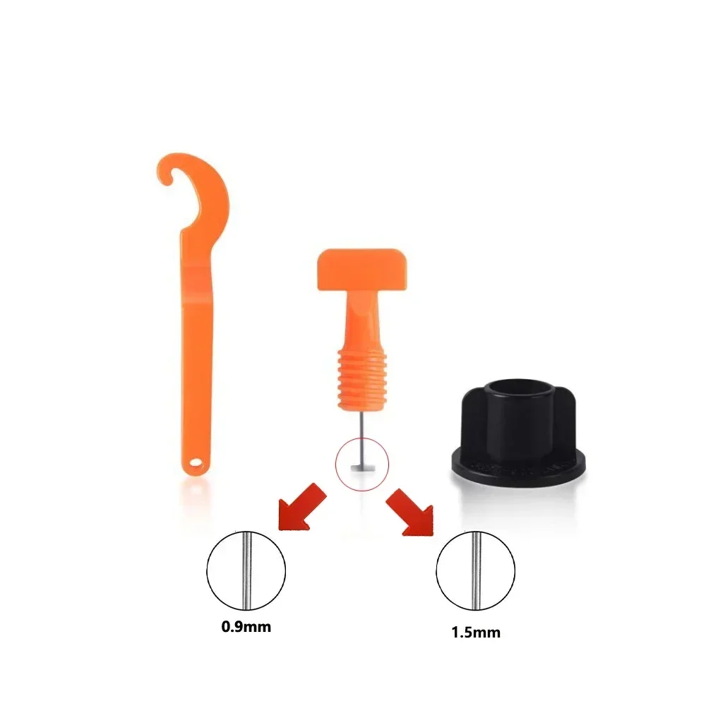 Tile Leveling Tools 50-500pcs Tile Leveling System Replace Steel Needle For Floor Wall Ceramic Leveler Tiles Laying Construction