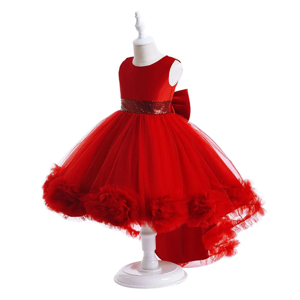 Elegant Children Dress For Girls Party Bridesmaid Wedding Evening Dress