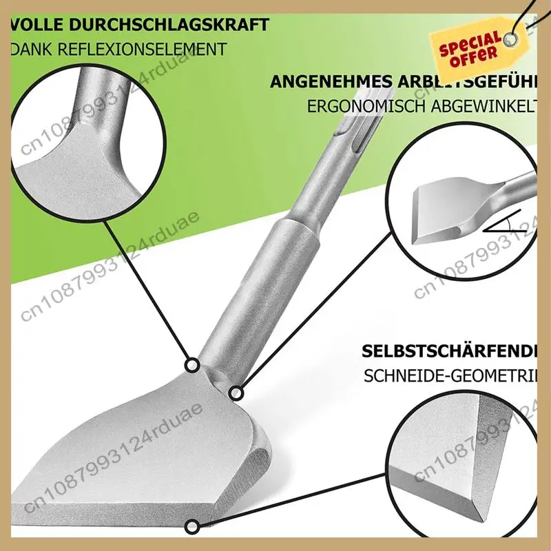 A75T 1 PCS SDS Plus 치즐 내구성이 뛰어난 해머용 샤프, 플랫 치즐 각도, 42Crmo 특수 강철