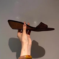 Sandales compensées de luxe légères, sandales à talons hauts texturées simples et à bout ouvert, Design de marque, sandales polyvalentes de couleur unie pour dames 5