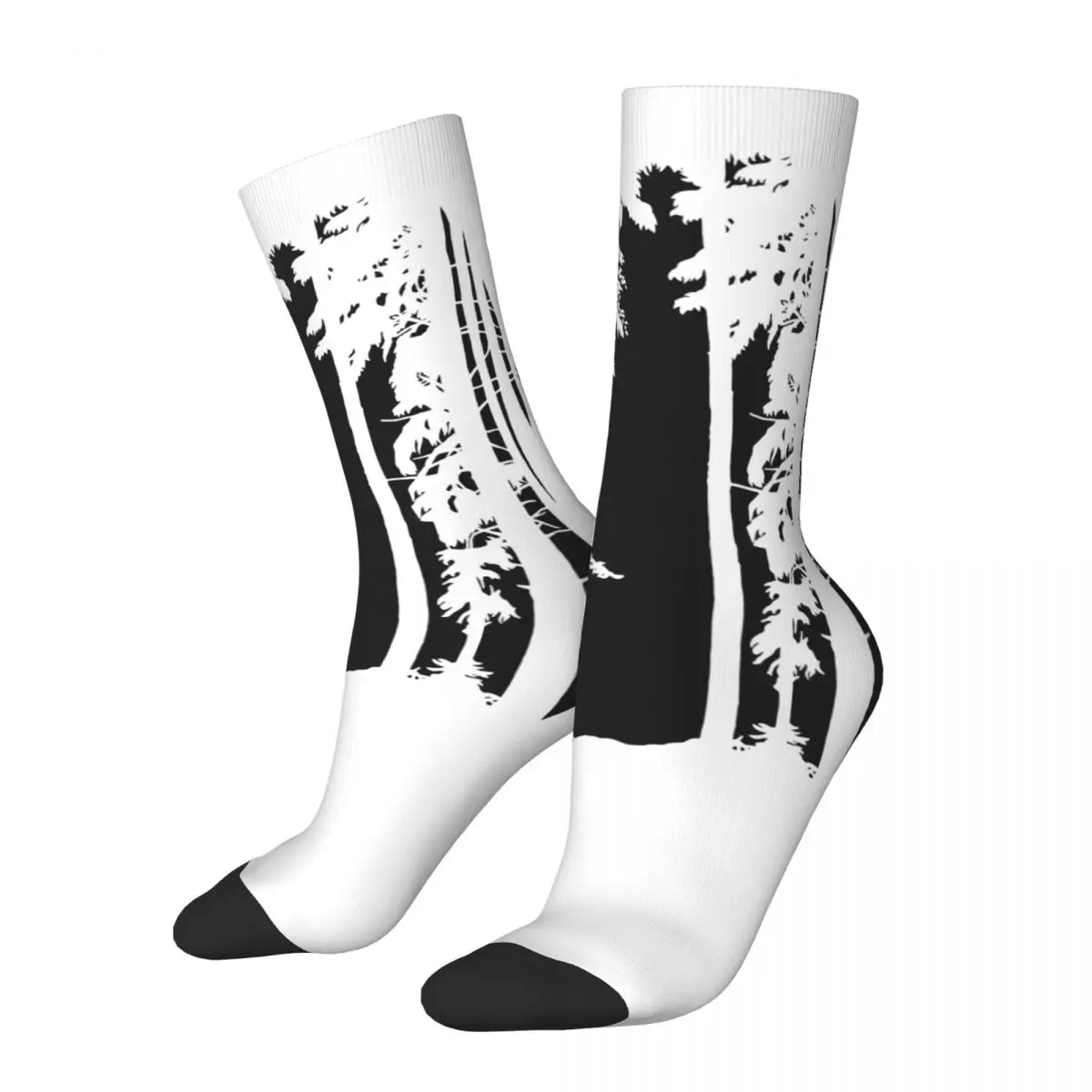 

Men's compression Socks The Cure A Forest Black Retro Harajuku Goth Hip Hop Novelty Casual Crew Crazy Sock Gift Printed