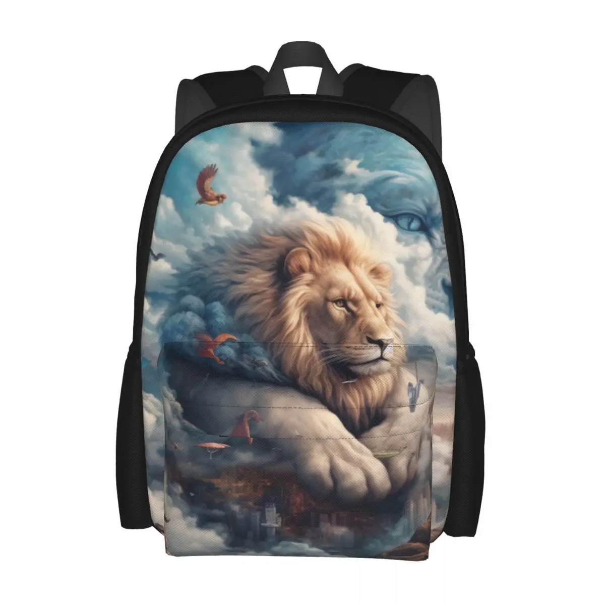 

Lion Backpack Stunning 3D Animal Outdoor Style Backpacks Boy Stylish High School Bags Designer Lightweight Rucksack