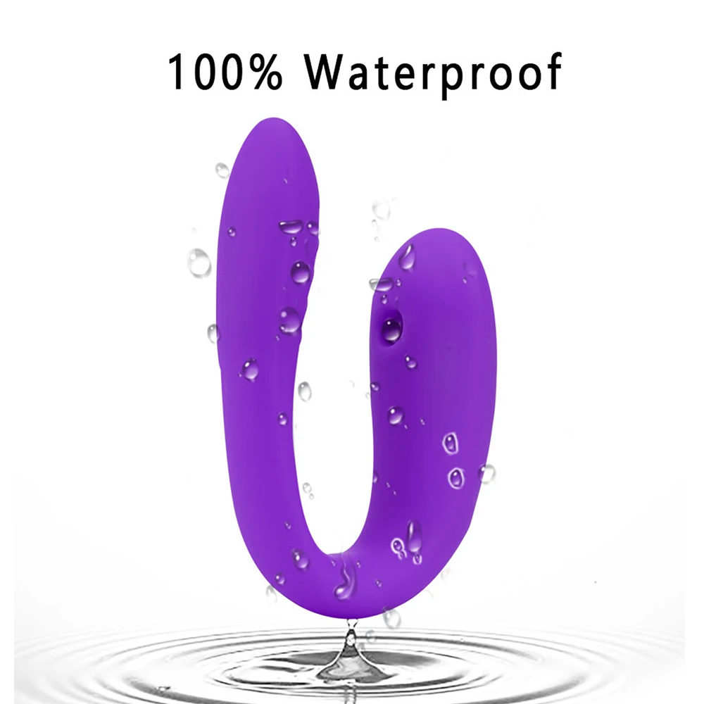 Vibrateur de succion de clitoris, gode portable en forme de U, sexe Oral, double stimulateur du point G, Masturbation féminine, sexe adulte_voghion.com