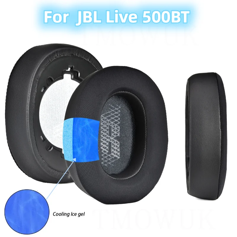 

Cooling Gel Ear Pads Replacement Cushions For JBL Live 500BT / Live 500 BT Wireless Headset Gaming Earpads