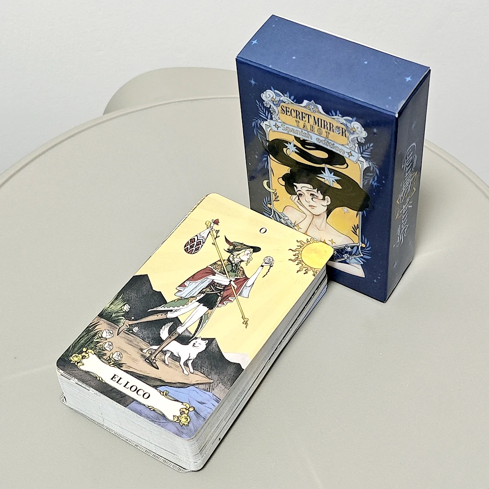 Secret Mirror Tarot Deck 78 Pcs Modern Tarot Cards 10.3*6cm