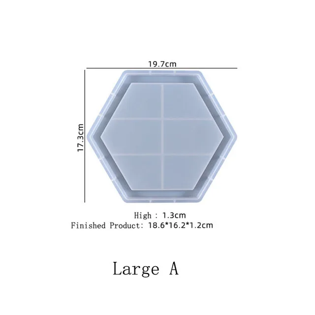 3D -S Oktatási Hatszögletű Puzzle Szilikon Penész Tangram Játék Gyerekek Játékok Epoxi Gyanta Barkács Ékszer Kézműves Öntött Szerszámok Készítése - Image 6