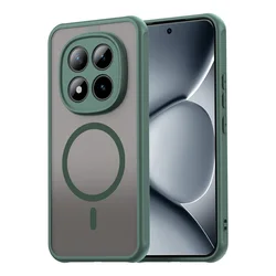 Matte Flexible Magnetic Full Protection Phone Case for Redmi Turbo 5 (Green)