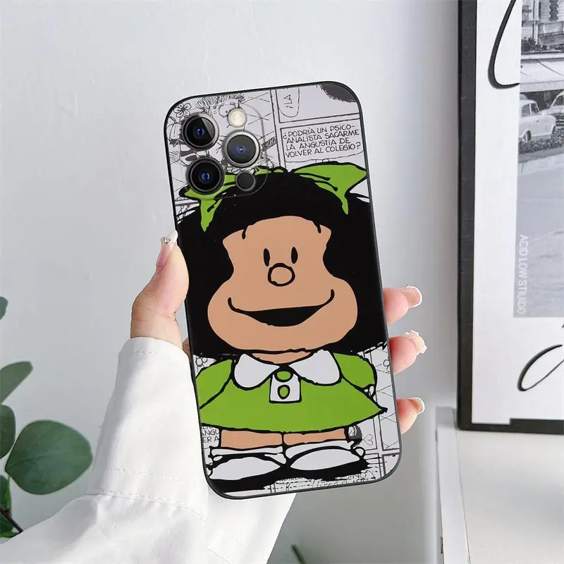 Mafalda Cartoon Phone Case – Stylish and Durable Protective Cover