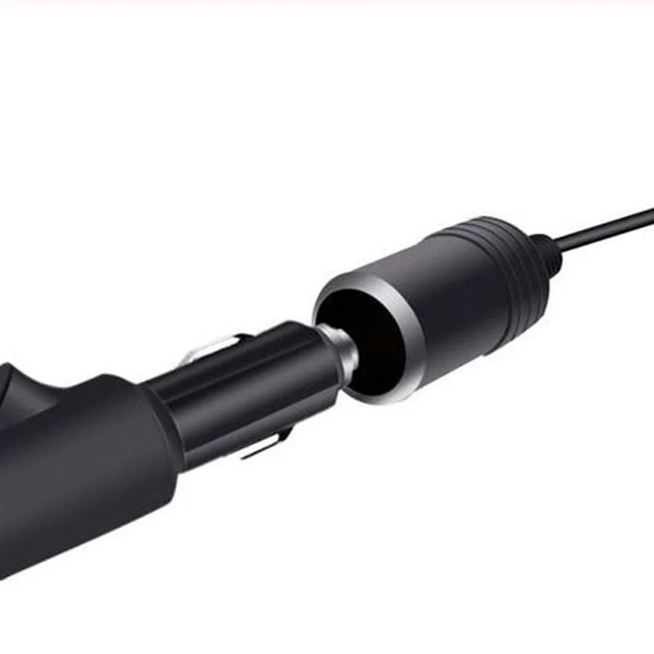 Compact 12V DC Car Power Adapter with Dual Voltage Support