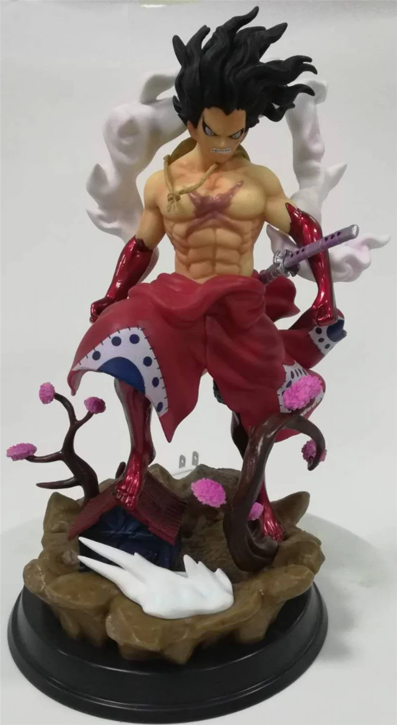 Anime One Piece Wano Country Luffy Gear Fourth Snake Man Ver. GK PVC Action Figure Statue Collectible Model Kids Toys Doll Gifts