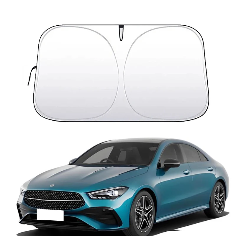 Car Sunshade Windshield Sunshade Windshield Sun Shade Car Window Sunshade Cover Sun Shade Windshield Visor Protector Windscreen For Mercedes Benz CLA Class C117 CLA180 2013 -