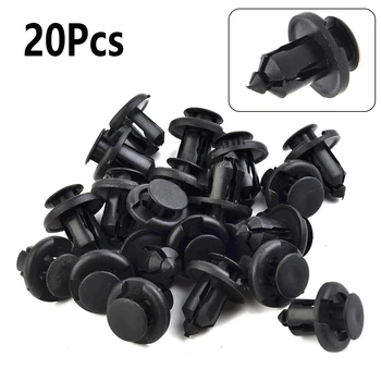 20pcs For Honda Bumper Retainer Clips Door Panel Clip Fastener Rivet 10mm Hole For Honda For Accord For Civic For Acura TSX