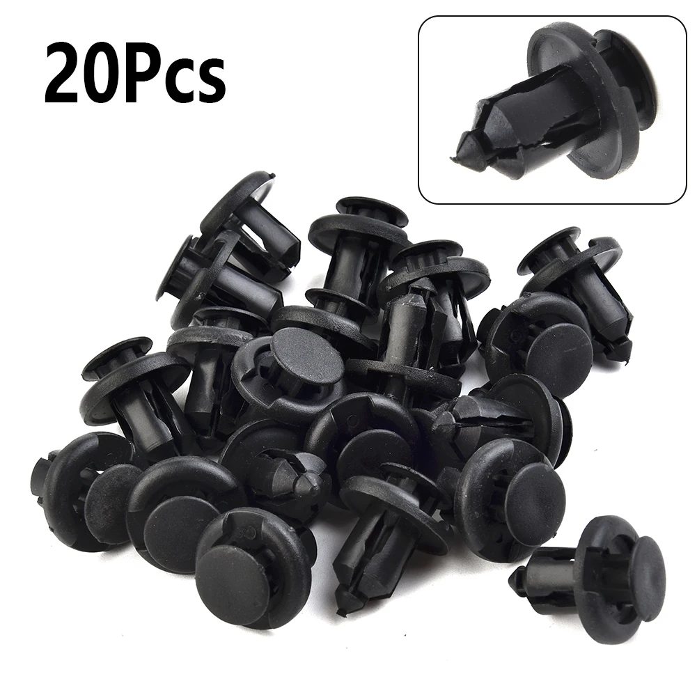 15x Black Door Panel Clips 10.5mm - Fits Audi A4 (<2002) & More - OE 8E086243 2 thumbnail image