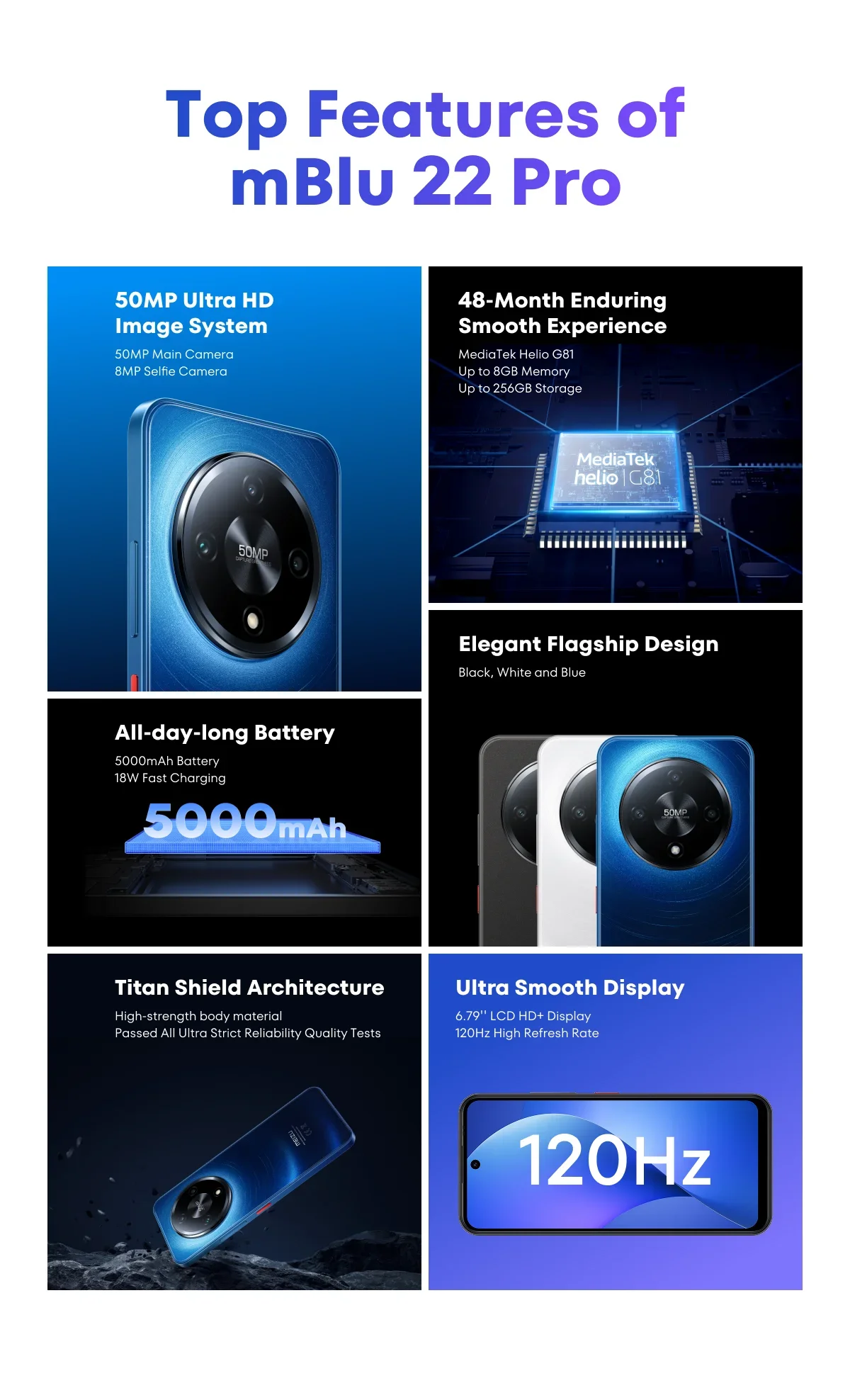 2025 New Smartphone Meizu Mblu 22 Pro Global Version 50MP
