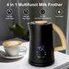 SUBADA Electric Automatic Milk Frother Foamer & Heater Coffee Latte Cappuccino 4 Settings Cold Airy Milk Dense Foam Warm Milk 3