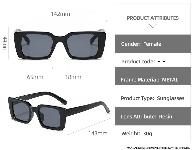 Vintage Square Sunglasses For Women Retro Gradient Designer Shades_voghion.com