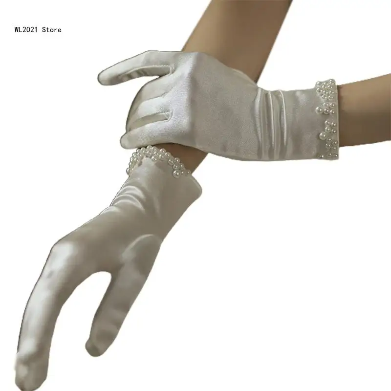 

Gloves Wrist Length Gloves Mittens Courtesy Summer Gloves for Wedding