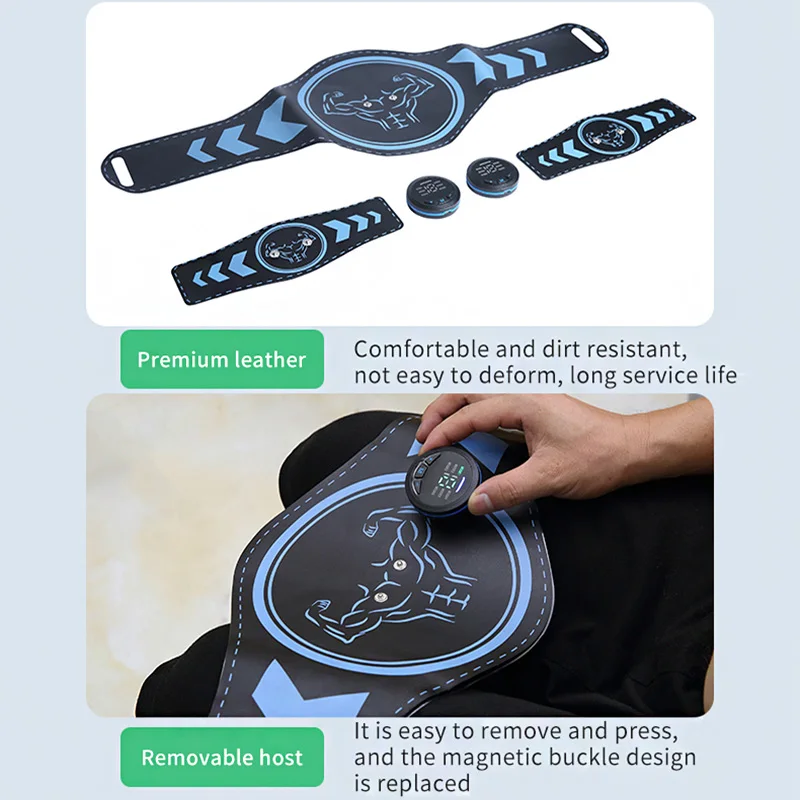 EMS Electric Abdominal Trainer Slimming Belt ABS Muscle Stimulator Fitness Toner Body Shaping Workout Waist Arm Leg Loss Weight - Image 5