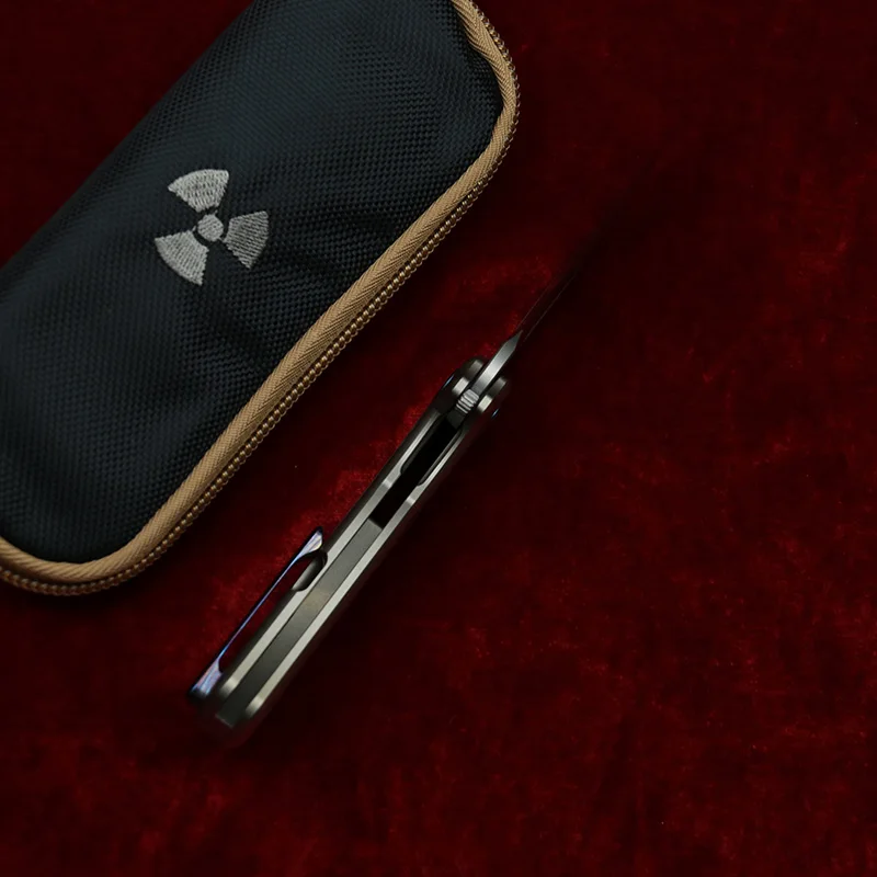 LEMIFSHE JR9402 Flipper M390 steel blade Titanium handle
