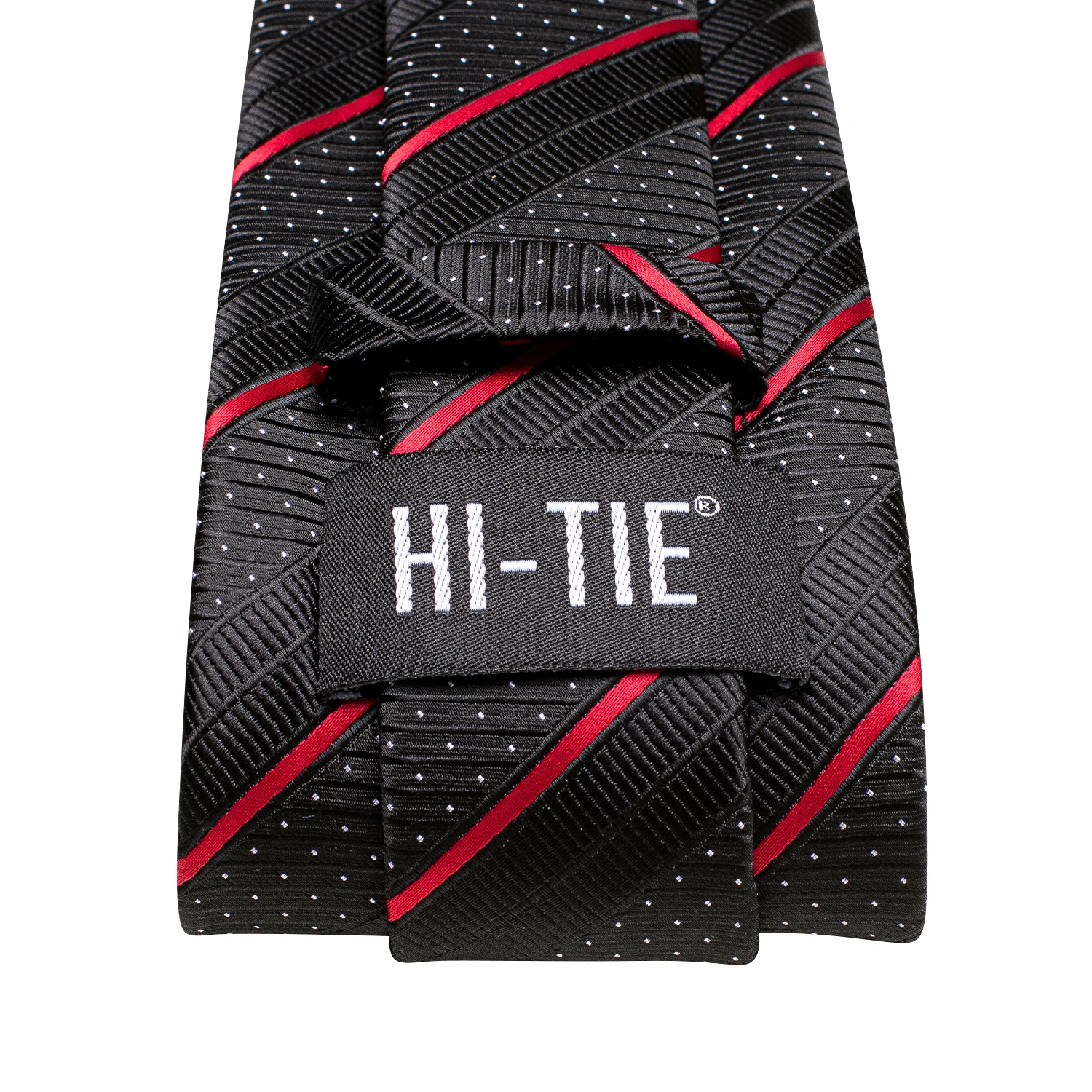 Hi-Tie Striped Black Red Gold Green Silk Wedding Tie For Men Handky Cufflink Gift Men Necktie Fashion Designer Business Party silk tie