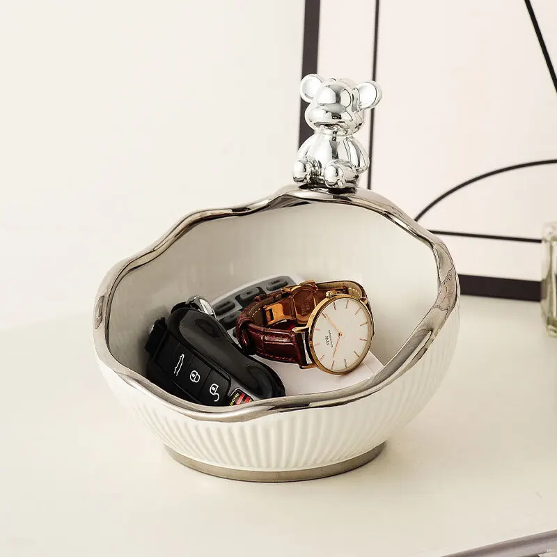 

Nordic creative storage ornaments wine cabinet decorations home living room storage porch desktop housewarming gift