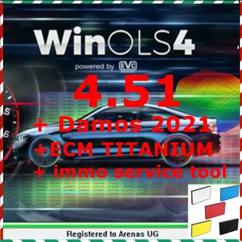 2023 Winols Di Vendita Caldi 4.51 Con Plugin Vmwar + 2021 Damos + Ecm Titanium + Immo Service Tool V1.2 + Ecu Remapping Lezioni